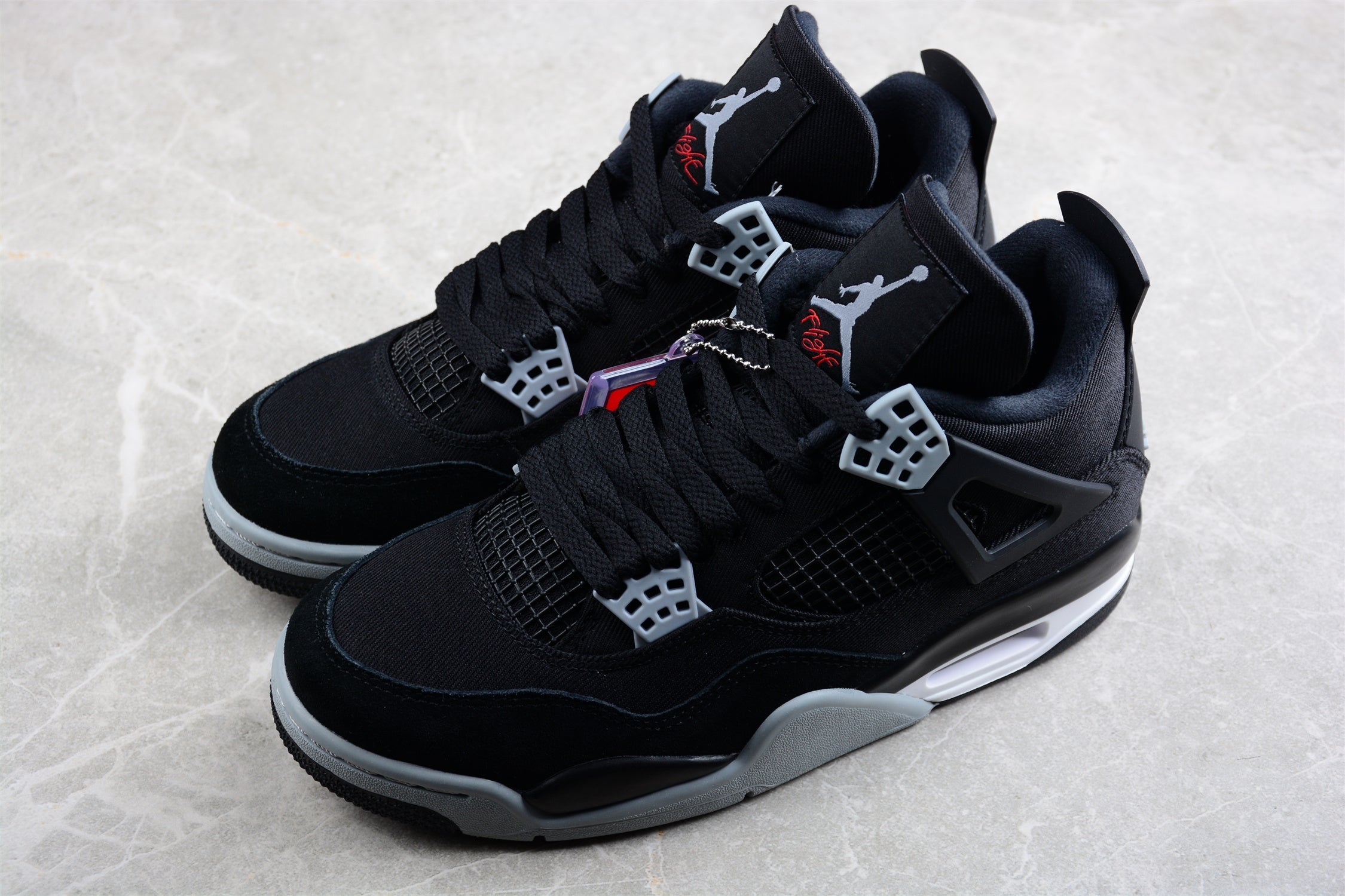 AJ 4 Retro "Black Canvas"