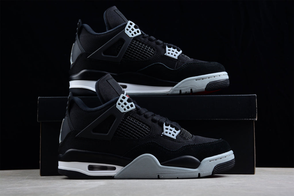 AJ 4 Retro "Black Canvas"