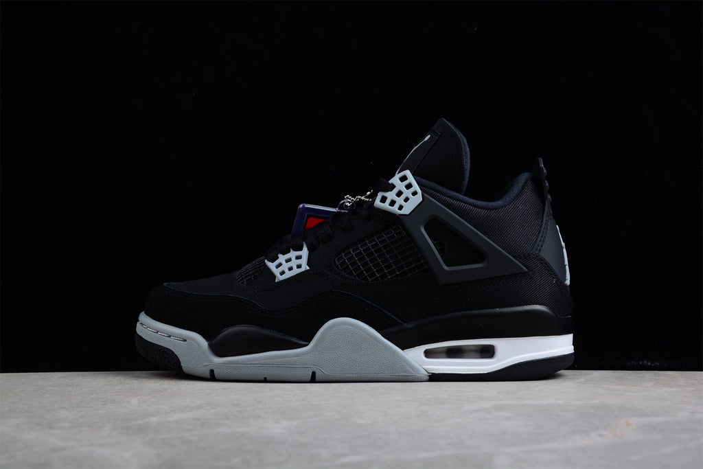 AJ 4 Retro "Black Canvas"
